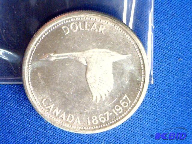 1867-1967 Canadian Dollar Coin...