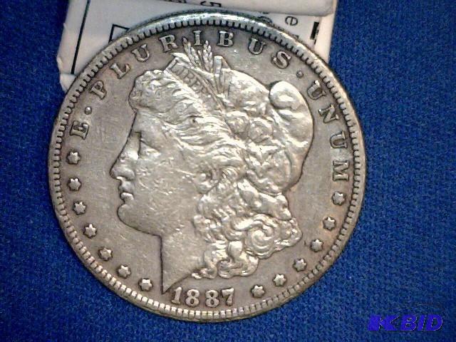 1887 S Morgan Dollar Coin...