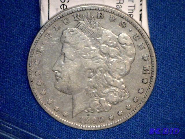 1890 O Morgan Dollar Coin...