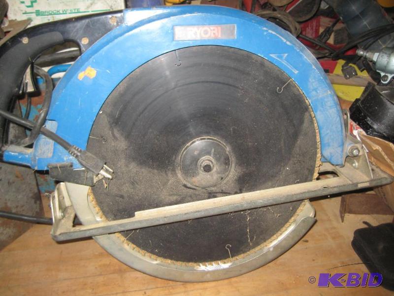 lot 46 image: Ryobi Extra Large Circular Saw