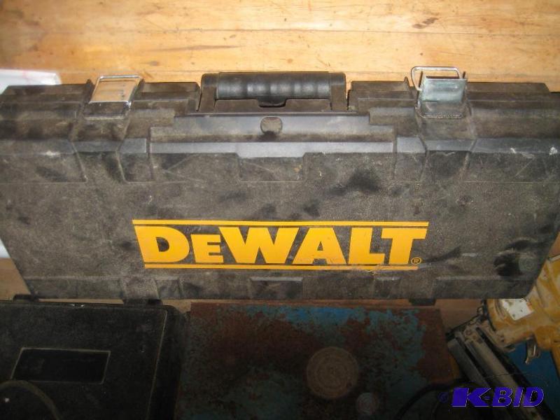lot 59 image: DeWalt Sawzall Case (Includes Flashlight)
