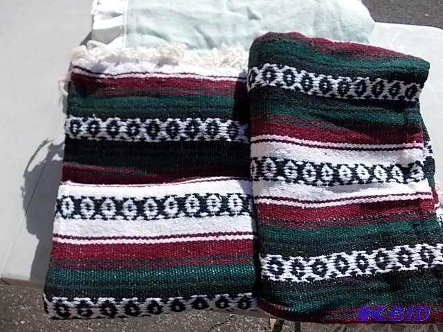 lot 23 image: 2-New Mexican Blankets & One Other...