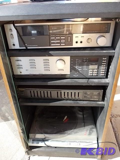 lot 28 image: MCS Amp,&nbspTape Player, Turntable & Te...