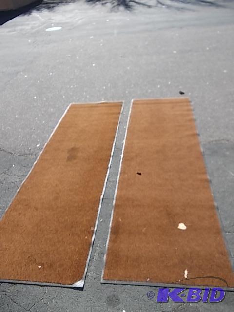 lot 35 image: Industrial Rubber Back Rugs 9 12 Feet Long B...