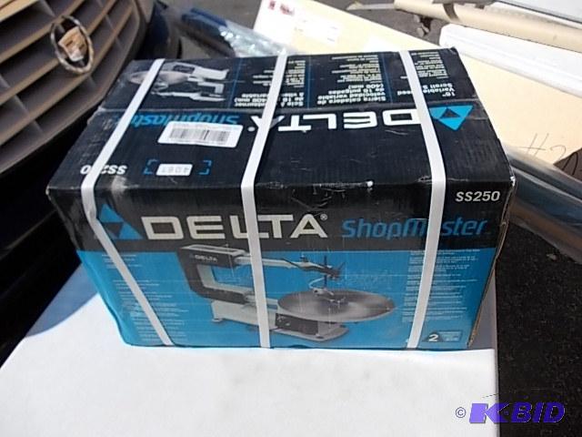 lot 38 image: New In Box 16 Inch Scroll Saw Delta Brand...