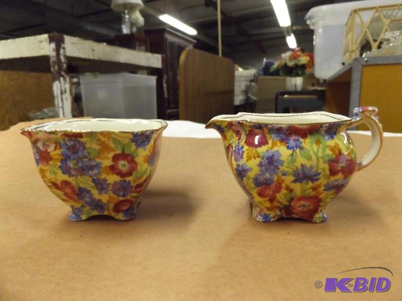Royal Winton Cream and Sugar Set...