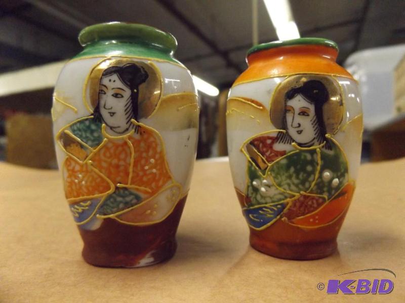 Pair of Mini vases, made in Occupied Japan...