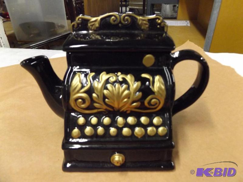 Decorative Cash register tea pot...