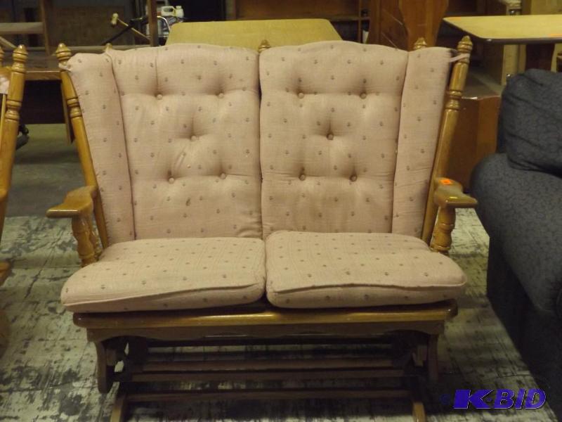 Two seater double rocking chair. 43 wide....