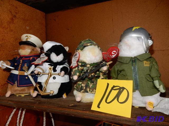 lot 100 image: 4 Dancing Hamsters.. Tested and work.. These ...