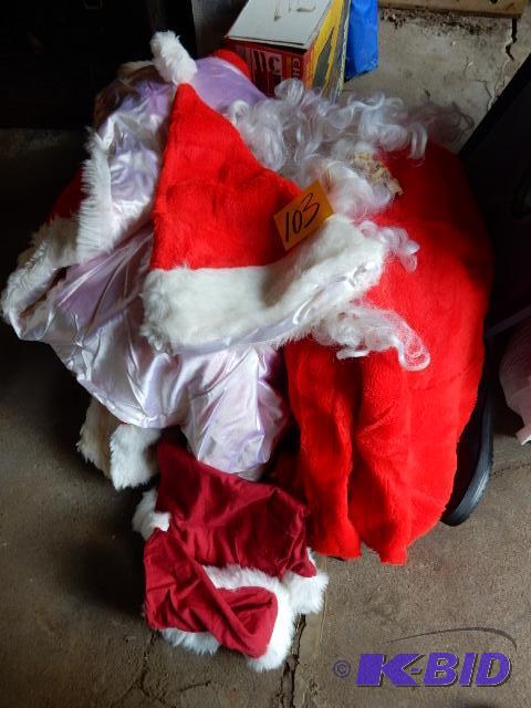 lot 103 image: VERY NICE Santa Clause suit. .This is VERY WE...