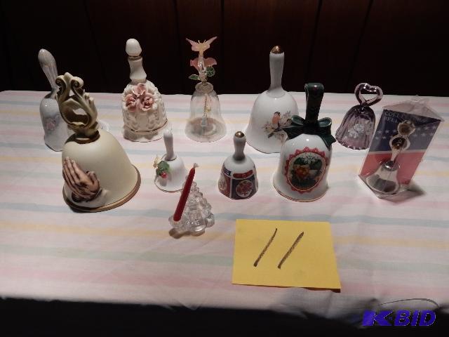 lot 11 image: Misc. China Bells as pictured Bring packaging...