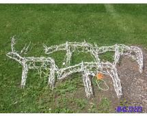 lot 113A image: 4 Christmas Reindeer.. Untested, but they say...