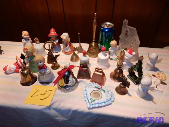 lot 25 image: Misc. glassware, figurines as pictured.  ...