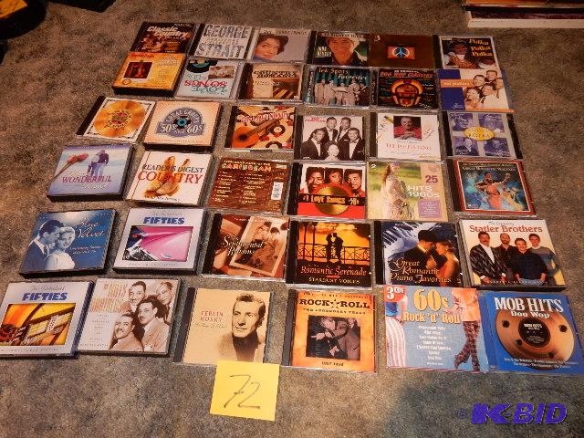 lot 72 image: Large lot of CDs.. See Close ups for the titl...