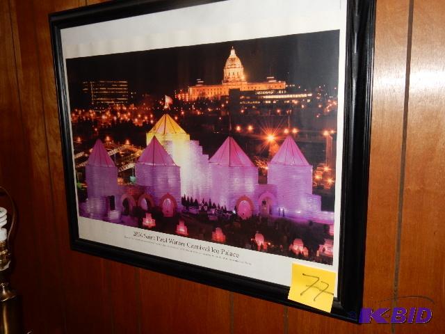 lot 77 image: 2004 St Paul Winter Carnival Ice Palace pictu...