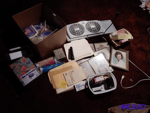 lot 79 image: Misc items   OLD FASHION picture frames  Wind...