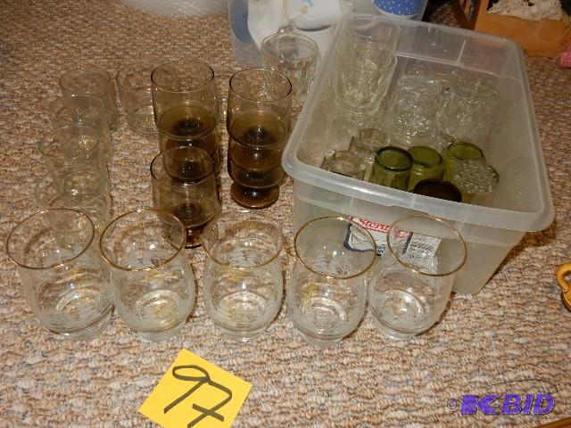 lot 97 image: Misc. Glassware as pictured...