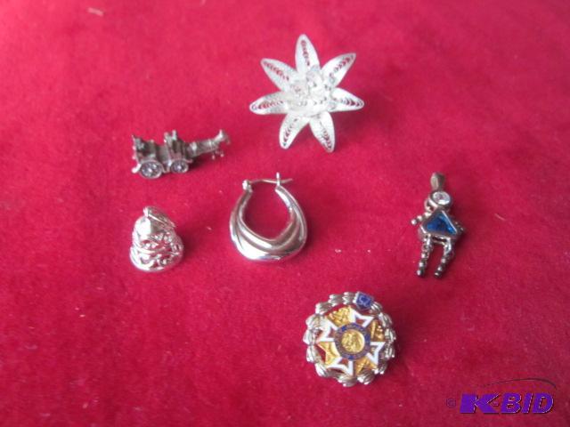 6 piece lot of Sterling Silver....