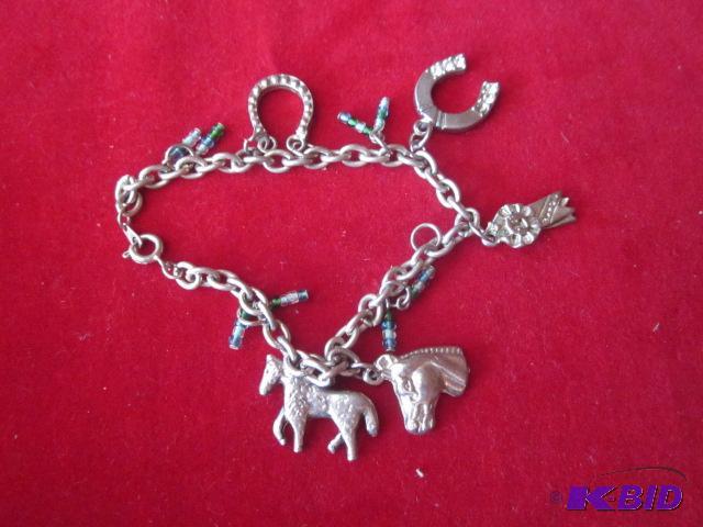 Alpaca Silver charm bracelet....