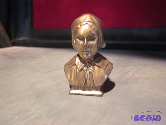 3 inch Priscilla bronze statue.&nbsp...