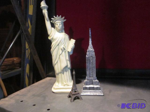 Lot of (3) statues....