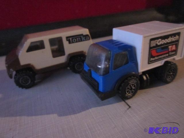 Pair of Tonka Toys trucks.&nbsp...