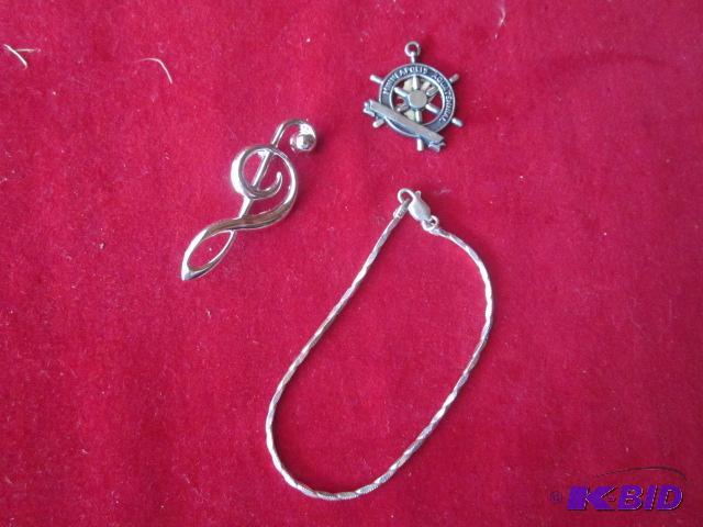 Lot of (3) Sterling Silver pieces....