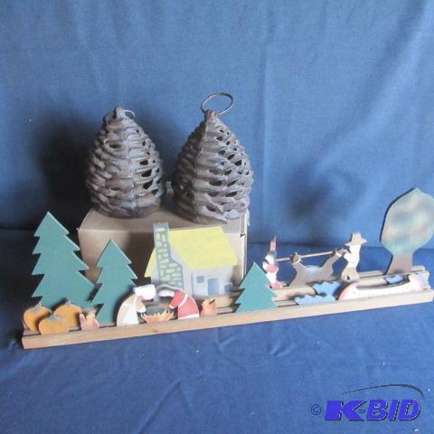 Pine Cone Lanterns, Autumn