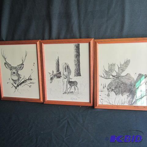Wildlife Etchings