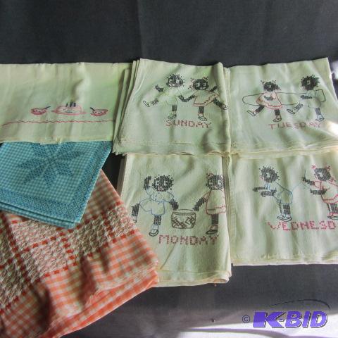 Vintage Towels, Tablecloths