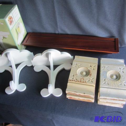 Vintage Door Trim, Shelves