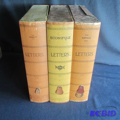 Vintage Document Binders