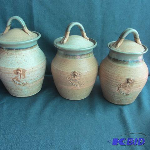 Stoneware Canisters