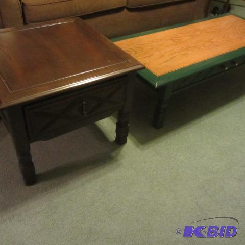 Oak Coffee, End Tables