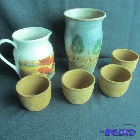 Pottery Vase, Pitcher
