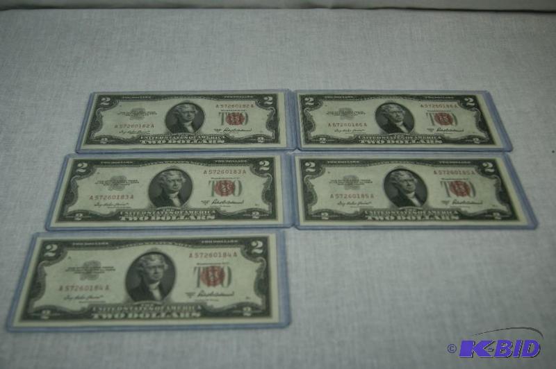 Red Seal $2 United States Note Certificate