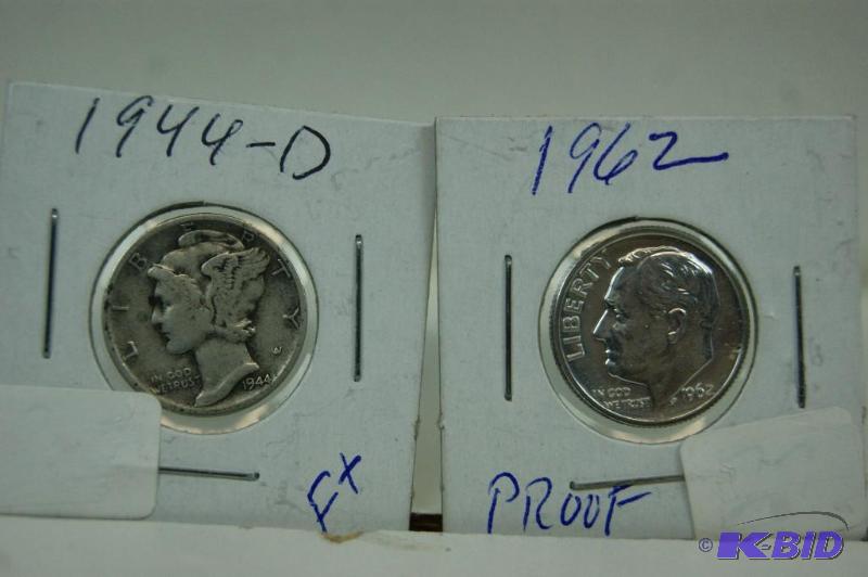 Roosevelt & Mercury Dimes