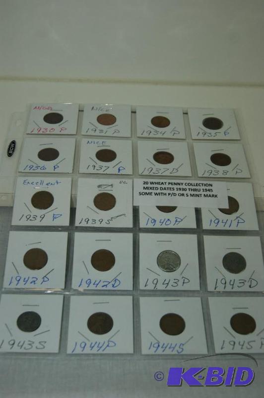 Mixed Dates Wheat Pennies