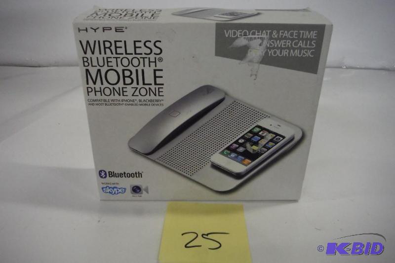 lot 25 image: Cordless Bluetooth Handset Speaker