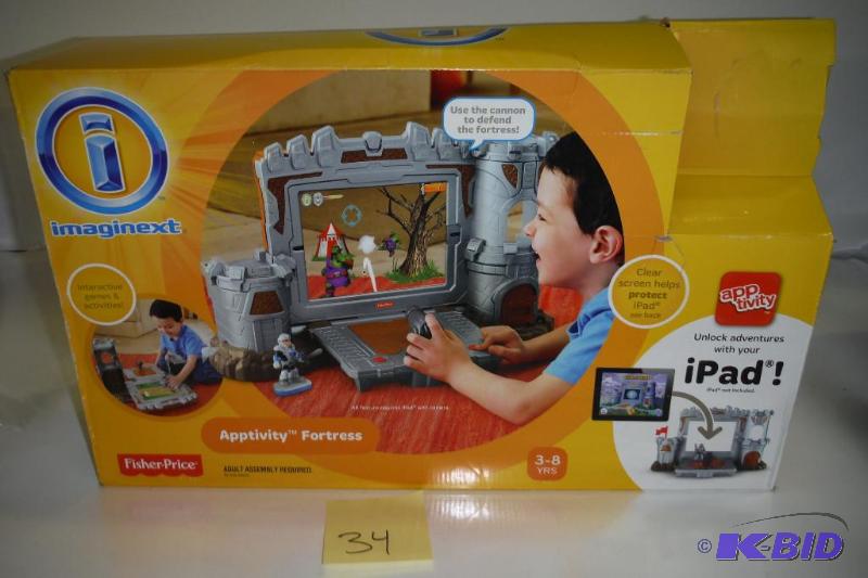 lot 34 image: Fisher-Price Imaginext Apptivity Fortress