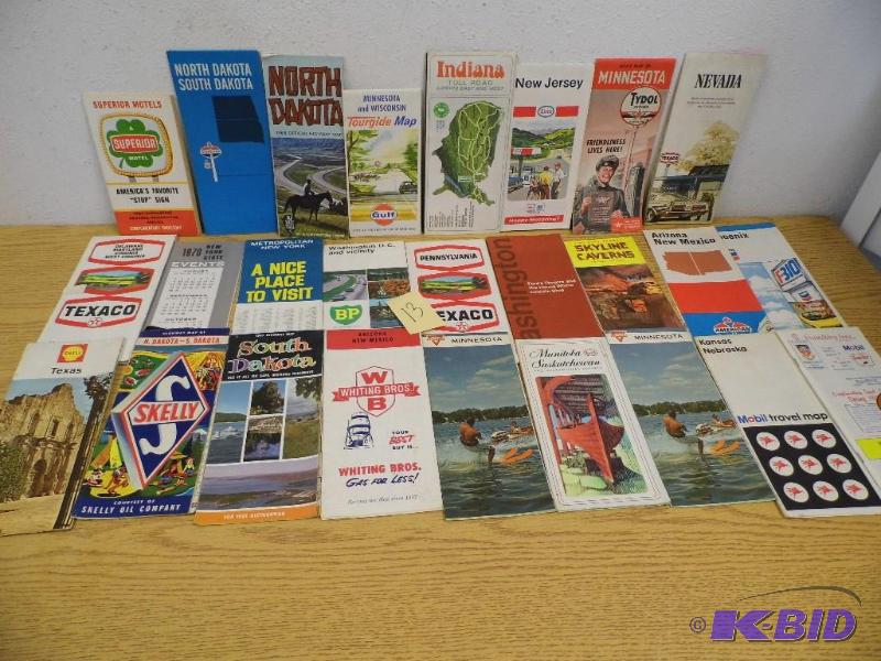 Vintage Road Maps