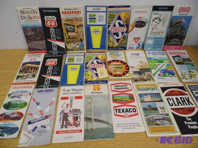 Vintage Road Maps