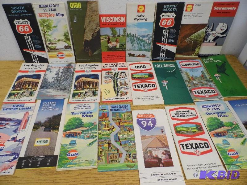 Vintage Road Maps