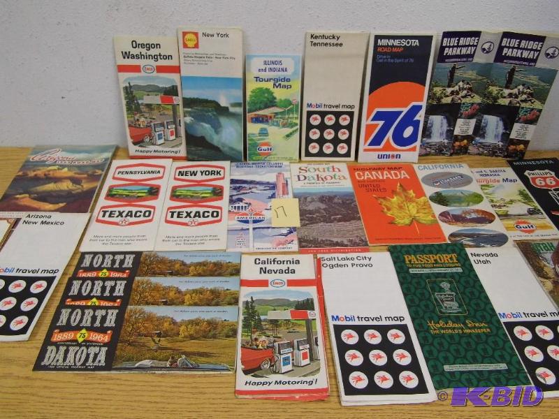 Vintage Road Maps