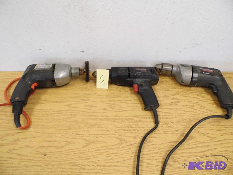 3 Electric Drills