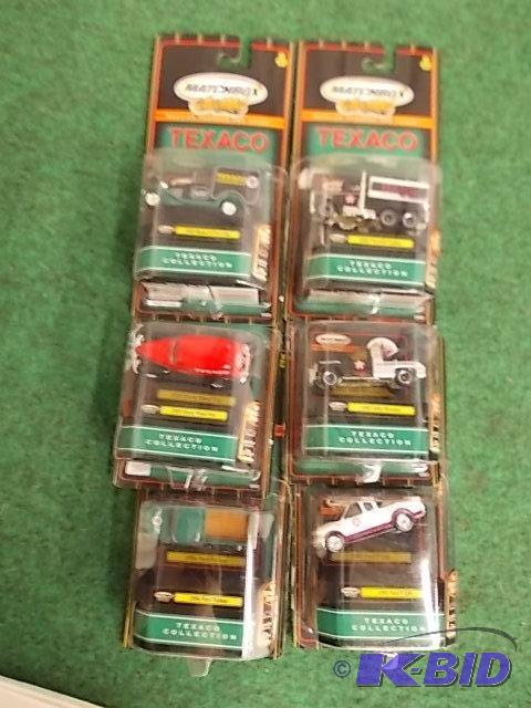 lot 108 image: Lot Of 6 Texaco Matchbox Cars...