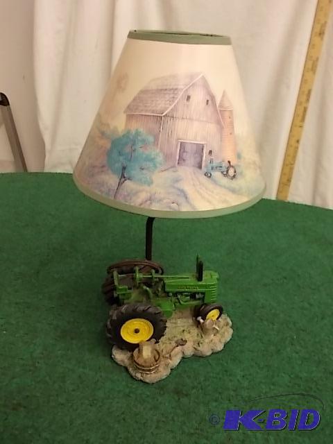 lot 118 image: John Deere Tractor Lamp ...