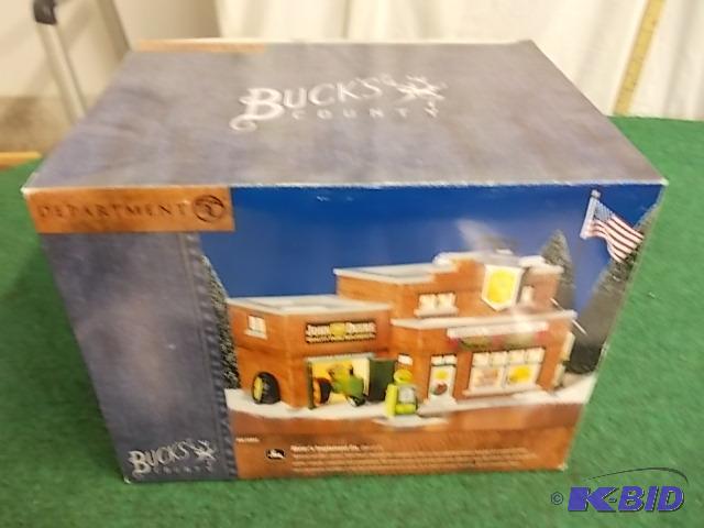 lot 43 image: Department 56 Bucks County John Deere Abner...