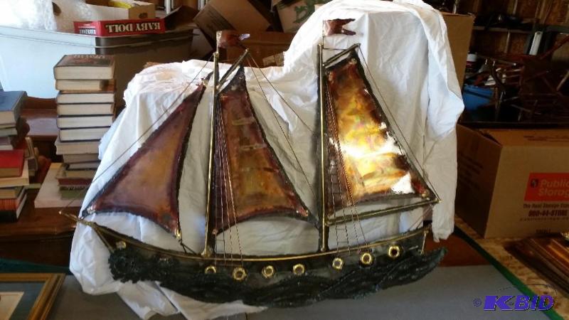 Metal Clipper Ship